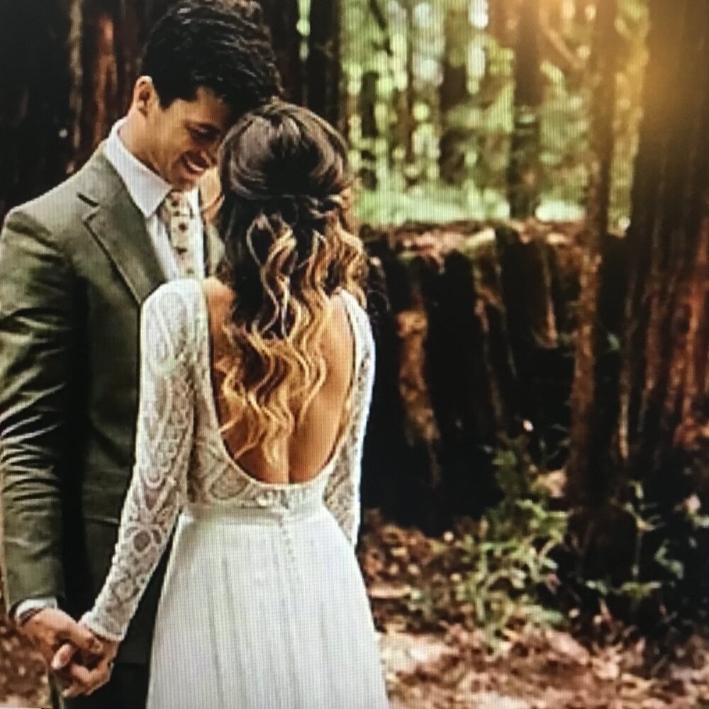 Boho wedding dress